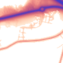 Daytime road noise heatmap for MK17 7BR