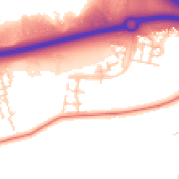 Daytime road noise heatmap for MK17 7BS