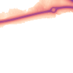 Night-time road noise heatmap for MK17 7BS