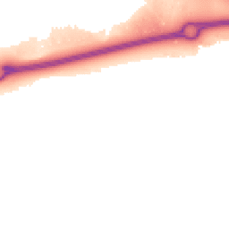 Night-time road noise heatmap for MK17 7BW