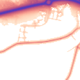 Daytime road noise heatmap for MK17 7BX
