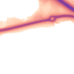 Night-time road noise heatmap for MK17 7DD