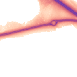 Night-time road noise heatmap for MK17 7DR