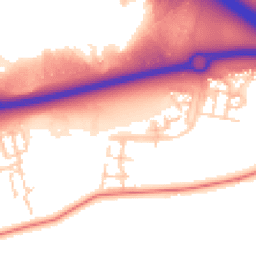 Daytime road noise heatmap for MK17 7DS