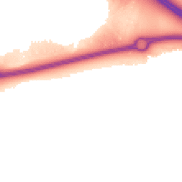 Night-time road noise heatmap for MK17 7DS