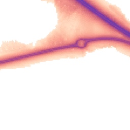 Night-time road noise heatmap for MK17 7DT