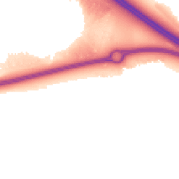 Night-time road noise heatmap for MK17 7DU