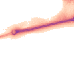 Night-time road noise heatmap for MK17 7DY