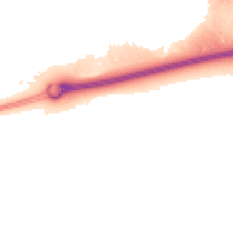 Night-time road noise heatmap for MK17 7DZ