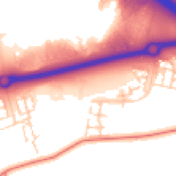 Daytime road noise heatmap for MK17 7EA