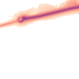 Night-time road noise heatmap for MK17 7EF