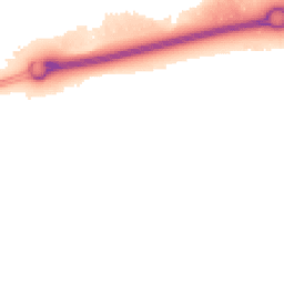 Night-time road noise heatmap for MK17 7EH