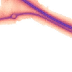Night-time road noise heatmap for MK17 7FG