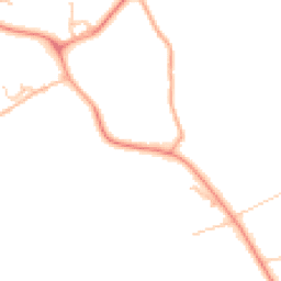 Daytime road noise heatmap for MK17 8AG