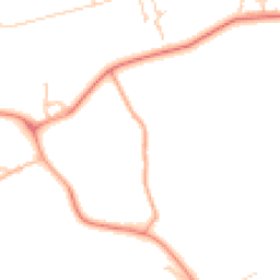 Daytime road noise heatmap for MK17 8AQ