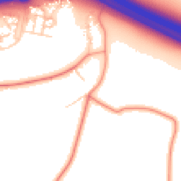 Daytime road noise heatmap for MK17 8AW