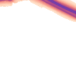 Night-time road noise heatmap for MK17 8AW