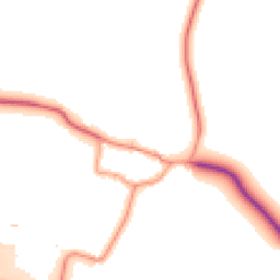 Daytime road noise heatmap for MK17 8BH