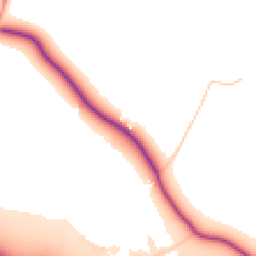 Daytime road noise heatmap for MK17 8BN