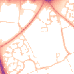 Daytime road noise heatmap for MK17 8BY