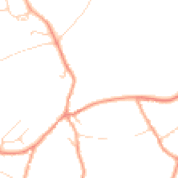 Daytime road noise heatmap for MK17 8DQ