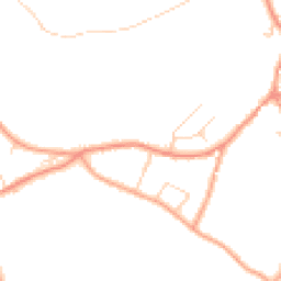 Daytime road noise heatmap for MK17 8DX
