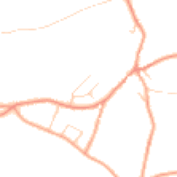 Daytime road noise heatmap for MK17 8DZ
