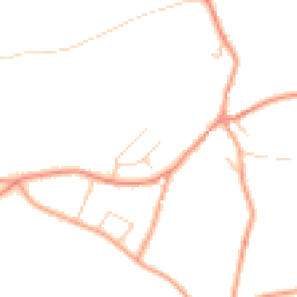 Daytime road noise heatmap for MK17 8EA