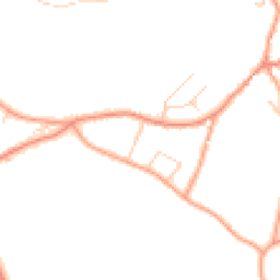 Daytime road noise heatmap for MK17 8EE