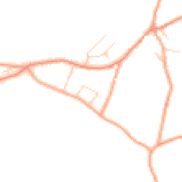 Daytime road noise heatmap for MK17 8EQ