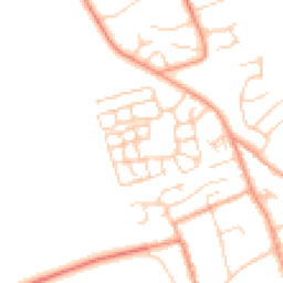 Daytime road noise heatmap for MK17 8EZ