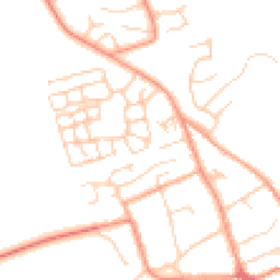 Daytime road noise heatmap for MK17 8GG