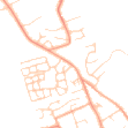 Daytime road noise heatmap for MK17 8GL