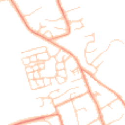 Daytime road noise heatmap for MK17 8GR
