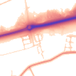 Daytime road noise heatmap for MK17 8HB