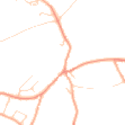 Daytime road noise heatmap for MK17 8HE