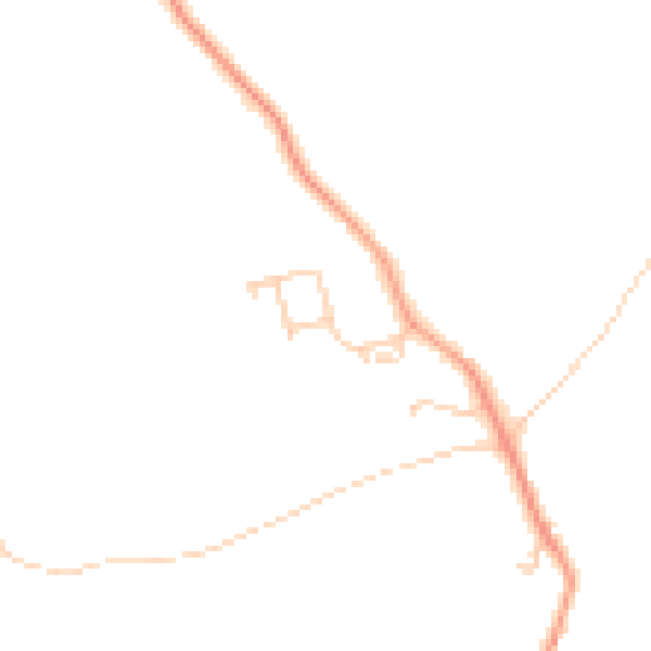 Daytime road noise heatmap for MK17 8HU