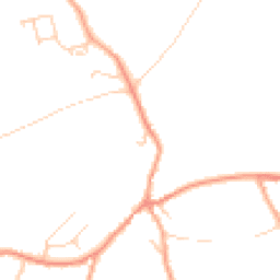 Daytime road noise heatmap for MK17 8HW