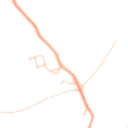 Daytime road noise heatmap for MK17 8HZ