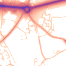 Daytime road noise heatmap for MK17 8JD