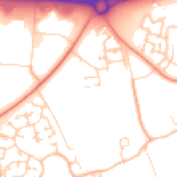 Daytime road noise heatmap for MK17 8JE