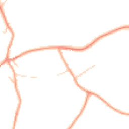 Daytime road noise heatmap for MK17 8LA