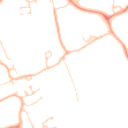 Daytime road noise heatmap for MK17 8LP