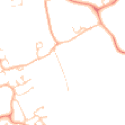 Daytime road noise heatmap for MK17 8LR