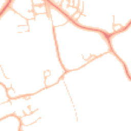 Daytime road noise heatmap for MK17 8LU