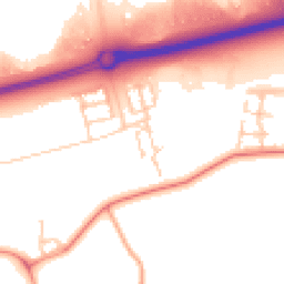 Daytime road noise heatmap for MK17 8LZ