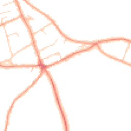 Daytime road noise heatmap for MK17 8NL