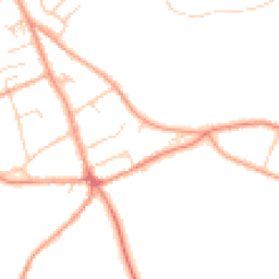 Daytime road noise heatmap for MK17 8NS