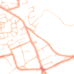 Daytime road noise heatmap for MK17 8NY
