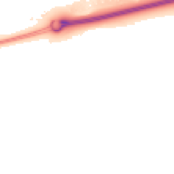 Night-time road noise heatmap for MK17 8NZ